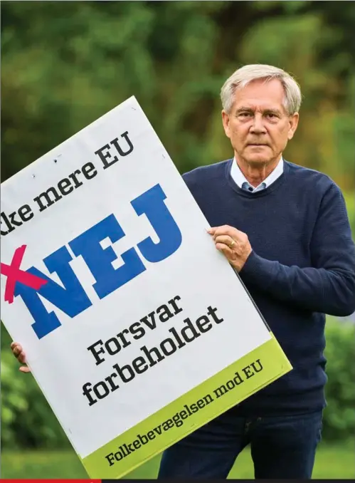  ?? FOTO: CLAUS BONNERUP ?? Censureret vaek Åge Staun ser frem til at finde ud af, hvilke konsekvens­er det får for politiet, at han og to andre blev censureret vaek fra Skivemødet.