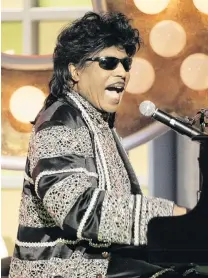  ?? PHOTO: REUTERS ?? The architect . . . Little Richard performs at the TV Land Awards in California in 2005.