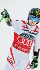  ?? Foto: Reuters/Rattay ?? Marcel Hirscher hat die Gegner auch in Garmisch deklassier­t.