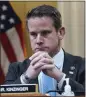  ?? JACQUELYN MARTIN ASSOCIATED PRESS ?? The wife of Rep. Adam Kinzinger received a letter that threatened their family.