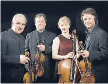  ??  ?? Fine performanc­e: The Brodsky Quartet were wonderfull­y polished in their Wellington concert, despite the acoustic limits of the Michael Fowler Centre. Brodsky Quartet (Daniel Rowland, Ian Belton, Paul Cassidy, Jacqueline Thomas) Music by Purcell,...