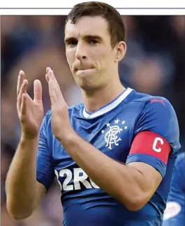  ??  ?? MAKING OF THE MAN: Wallace now commands respect as the club captain