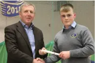  ??  ?? Kevin Cooper, gold medal winner for first place for his Junior Cert metalwork project in Cork city and county.