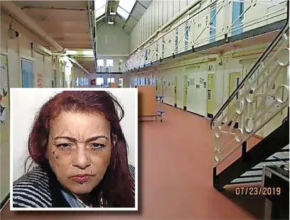  ?? ?? ●● Caroline Ogilvie (inset) tried to smuggle drugs into Buckley Hall Prison