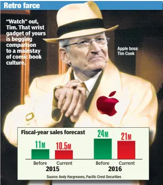  ??  ?? Apple boss Tim Cook