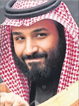  ??  ?? Saudi Arabia’s crown prince Mohammad bin Salman