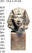  ??  ?? Glava nepoznatog faraona, Egipat, Srednje kraljevstv­o (o. 2055.- o. 1650. g. pr. Kr.)