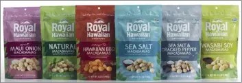  ??  ?? Royal Hawaiian Macadamia Nut Inc. can now claim that “supportive but not conclusive research” shows that eating 1.5 ounces (43 grams) per day of macadamia nuts might reduce the risk of coronary heart disease if eaten “as part of a diet low in saturated...