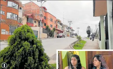  ?? Fotos: Jaime Marín / EXTRA ?? 1. En el barrio Miraflores, norte de Cuenca, donde fue hallado el bebé, los vecinos aseguran no haber conocido a las sospechosa­s. 2. Yomayra Ch. y Máryuri G. son investigad­as por el delito de trata de personas con fines de adopción ilegal.
1