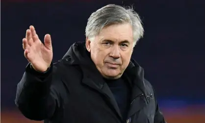  ??  ?? Carlo Ancelotti after Everton’s 1-0 home victory against Chelsea, only the team’s second win in eight games. They visit Leicester on Wednesday. Photograph: Peter Powell/Reuters