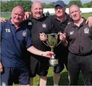  ??  ?? Coaching stars Glencairn coaches Tam Bennett, Alex McArthur, Jamie McGall and Andy McFadyen