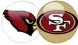  ??  ?? Cardinals at 49ers