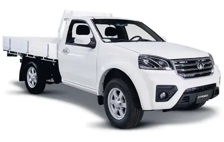  ??  ?? HORSEPLAY: The new single-cab ute brings the point of entry for the Great Wall Steed range under $20,000 for the first time since its Australian re-launch in 2016.