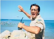  ?? UNIVERSAL PICTURES ?? Roy Scheider in “Jaws.” The 1975 film is always worth a summer watch.