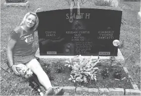  ?? PHOTOS SUPPLIED BY KIM FAWCETT ?? Kim Fawcett with her son Keiran. After the crash that killed him and wounded her, she returned to active duty.
