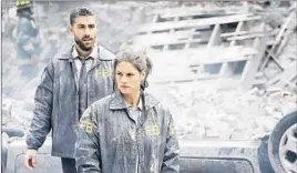  ?? Michael Parmelee CBS ?? “FBI”: Zeeko Zaki and Missy Peregrym star as unconventi­onal federal agents working with “mind-blowing” technology in the New York office to keep city safe.