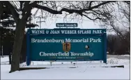 ?? KATELYN LARESE — MEDIANEWS GROUP ?? Chesterfie­ld Township is moving forward with the purchase of two parcels that comprise Brandenbur­g Park.