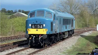  ?? (Bill Pizer) ?? Class 46 D182 at Swanwick Junction on May 10 undergoing its first test run having had its generator and turbo charger overhauled.