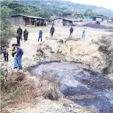  ??  ?? LUGARES. La Fuerza de Tarea Ambiental del Ministerio Público (MP) de Comayagua realizó inspeccion­es.