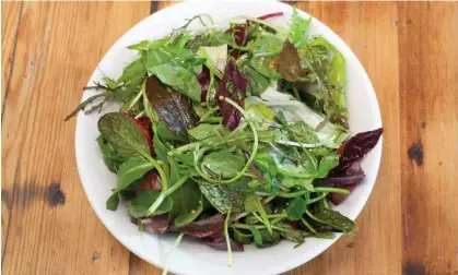  ?? ?? Green salad. Photograph: Sophia Evans/The Observer