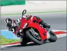  ??  ?? Ducati’s 1199 Panigale S has an incredible 195 horsepower.