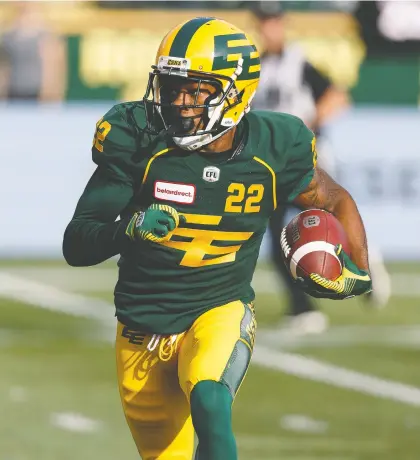  ?? FILES ?? Kick-returner Christion Jones posted homophobic remarks on his Twitter account Sunday. He was released by the Eskimos soon after.