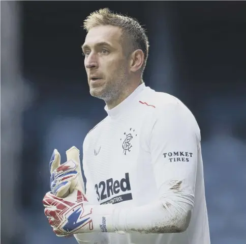  ??  ?? 0 Allan Mcgregor’s contract talks at Ibrox did not start until Rangers had secured the Premiershi­p title