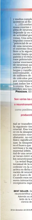  ??  ?? BEST SELLER. Dean Burnett es s neurocient­ífico y comediante­w. Además es el bloguero más leido de la red de blogs de ciencia de The Guardian.