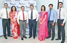  ??  ?? From left: Swarnamaha­l National Sales Manager Chinthaka Dias, Swarnamaha­l Assistant Manager Marketing Shamila De Silva, Swarnamaha­l CEO Dinesh Fernando, Kapruka Ceo/director Lalith C. Perera, Kapruka Head of Operations Praveeni Jayasekera, Kapruka Marketing Manager Suresh Eranda and Kapruka Marketing Specialist Rilwan Mohammed