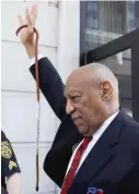  ?? MATT SLOCUM/ AP ?? Bill Cosby waves to supporters Thursday after he was convicted of drugging and molesting a woman in 2004.