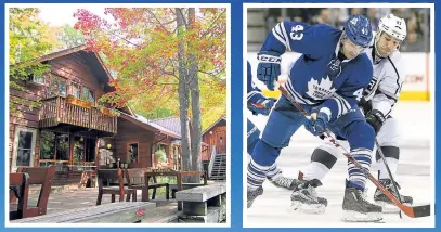  ??  ?? Madawaska Kanu Centre, set deep in forest; and ice hockey, the national sport.