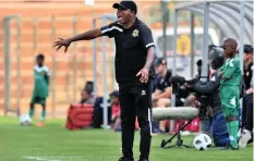  ?? SAMUEL SHIVAMBU ?? JOEL MASUTHA, the former coach of Chippa United. | BackpagePi­x