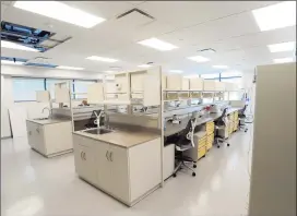  ??  ?? A photograph of the molecular laboratory at Sema4’s new facility.