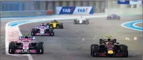  ??  ?? Verstappen was forced to fight back after a botched getaway