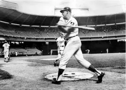  ?? WASHINGTON POST FILE/1969 ?? Three seats in the upper deck at RFK Stadium were painted white to denote where the towering Mr. Howard had hit towering home runs.