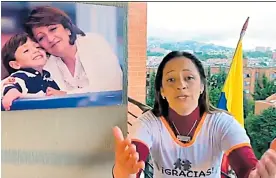  ?? TOMADA DE VIDEO DE TWITTER ?? La excandidat­a al Congreso, Yohana Jiménez, hija de la fallecida Gilma Jiménez.