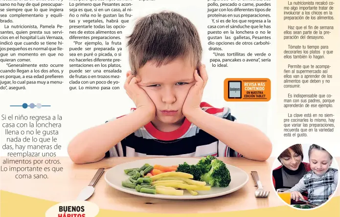 Mi hijo no come frutas ni verduras ¿Que hago?