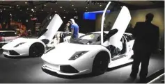  ??  ?? There are about 300 Lamborghin­is in Malaysia, including parallel imports, although these cars differ in after-sales technical support. — Reuters photo