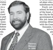  ??  ?? Thomas Mulcair in 1998