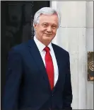  ??  ?? CRITICAL: Brexit chief David Davis