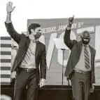  ?? Doug Mills / New York Times ?? George made history with the election of Jon Ossoff and the Rev. Raphael Warnock to the U.S. Senate. Their election will reverberat­e across this nation, including in San Antonio.