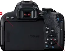  ??  ?? The vari-angle touchscree­n is well implemente­d, making it easy to shoot from tricky angles and power through menus