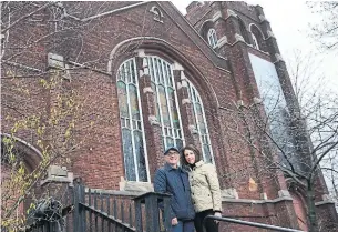  ?? RENÉ JOHNSTON TORONTO STAR ?? The church’s stained glass windows, stairways and entrances will be kept and serve the 15 planned Sanctuary Lofts.