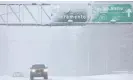  ?? ?? Vehicles drive in Truckee, California, on 1 March 2024. Photograph: Mario Tama/Getty Images