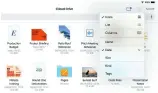  ??  ?? Consolidat­ed options and new pull–down menus in iOS 14 feel desktop–like.