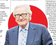  ?? ?? Lord Heseltine sees economic inactivity as a “terrible issue”