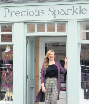  ??  ?? Business Dawn Fuge owns Precious Sparkle on Bridge Lane and is co-chair of Perth Traders Associatio­n