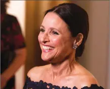  ?? Photo by Owen Sweeney/Invision/AP ?? Julia Louis-Dreyfus arrives at the Kennedy Center for the Performing Arts for the 21st Annual Mark Twain Prize for American Humor ceremony Sunday in Washington, D.C.