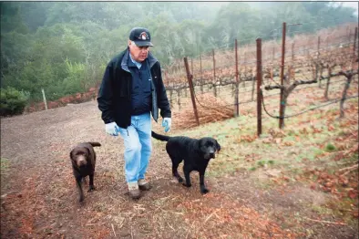  ?? Andrew Theodoraki­s / Photo courtesy of Simon and Schuster / New York Daily News ?? Tom Seaver, seen here at his vineyard in California, did two rounds of interviews with Bill Madden in 2016 and 2017 for a documentar­y that became the basis for the book.