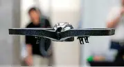  ?? [THE OKLAHOMAN ARCHIVES] ?? A drone takes to the air in 2011 as students from middle and high schools compete with flying drones at the University of Oklahoma’s Rawls Engineerin­g Practice Facility in Norman.